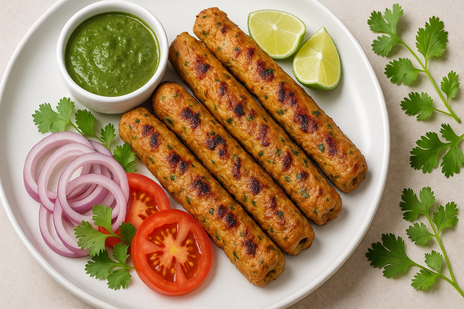 Chicken Seekh Kabab Recipe