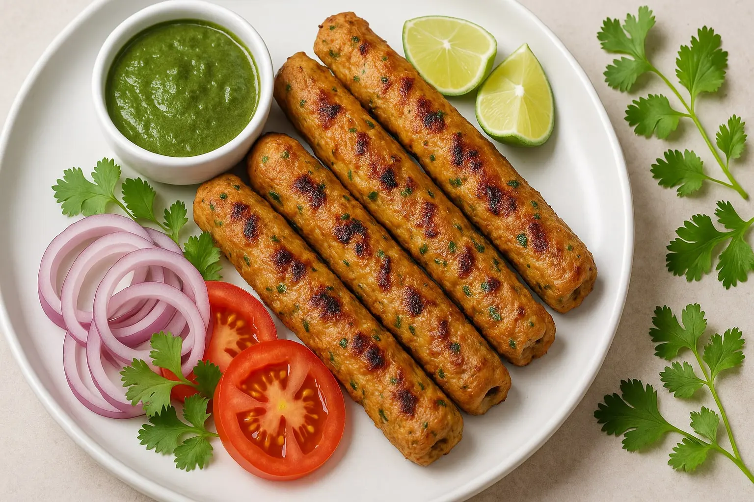 Chicken Seekh Kabab Recipe