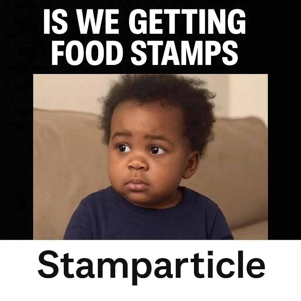 is we getting food stamps meme